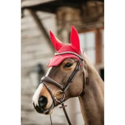 Kentucky Horsewear Kentucky Oornetje Wellington Velvet Rood