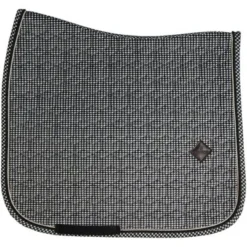 Kentucky Horsewear Kentucky Zadeldekje Pied-de-Poule Dressuur Zwart Full