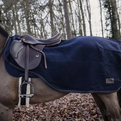 Kentucky Horsewear Kentucky Uitrijdeken Heavy Fleece Navy 2 Kentucky Horsewear Kentucky Uitrijdeken Heavy Fleece Navy - Afbeelding 2