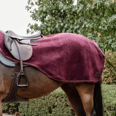 Kentucky Horsewear Kentucky Uitrijdeken Heavy Fleece Bordeaux 2 Kentucky Horsewear Kentucky Uitrijdeken Heavy Fleece Bordeaux - Afbeelding 2