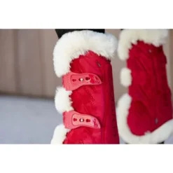 Kentucky Horsewear Kentucky Peesbeschermers Bamboo Elastic Velvet Vegan Bont Rood -Kentucky Horsewear Winkel kentucky 179a3190.3eb6be