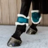 Kentucky Horsewear Kentucky Kogelbeschermer Young Horse Velvet Vegan Bont Emerald