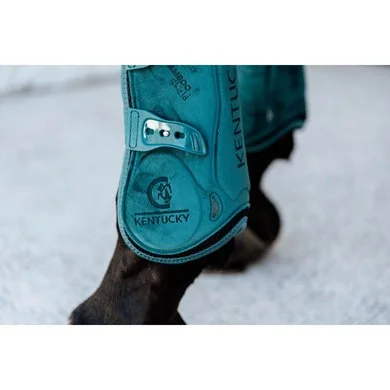 Kentucky Horsewear Kentucky Peesbeschermers Bamboo Elastic Velvet Emerald 7 Kentucky Horsewear Kentucky Peesbeschermers Bamboo Elastic Velvet Emerald - Afbeelding 7