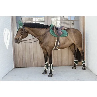 Kentucky Horsewear Kentucky Peesbeschermers Bamboo Elastic Velvet Vegan Bont Donker Groen 6 Kentucky Horsewear Kentucky Peesbeschermers Bamboo Elastic Velvet Vegan Bont Donker Groen - Afbeelding 6