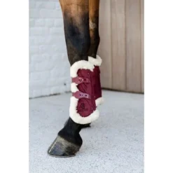 Kentucky Horsewear Kentucky Peesbeschermers Bamboo Elastic Velvet Vegan Bont Bordeaux -Kentucky Horsewear Winkel kentucky 179a3824.a103d3
