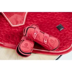 Kentucky Horsewear Kentucky Kogelbeschermer Young Horse Velvet Rood -Kentucky Horsewear Winkel kentucky 179a4619.56169f 1