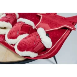 Kentucky Horsewear Kentucky Kogelbeschermer Young Horse Velvet Vegan Bont Rood -Kentucky Horsewear Winkel kentucky 179a4673.4df6e3
