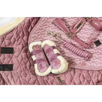 Kentucky Horsewear Kentucky Peesbeschermers Bamboo Elastic Velvet Vegan Bont Oud Roze 9 Kentucky Horsewear Kentucky Peesbeschermers Bamboo Elastic Velvet Vegan Bont Oud Roze - Afbeelding 9