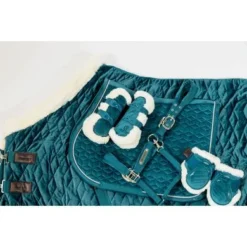 Kentucky Horsewear Kentucky Peesbeschermers Bamboo Elastic Velvet Vegan Bont Emerald -Kentucky Horsewear Winkel kentucky 179a4798.5adb87 1