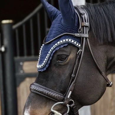 Kentucky Horsewear Kentucky Oornetje Wellington Stone & Pearl Dark Navy Full 2 Kentucky Horsewear Kentucky Oornetje Wellington Stone & Pearl Dark Navy Full - Afbeelding 2