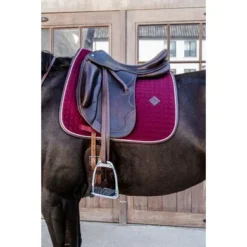 Kentucky Horsewear Kentucky Dressuur Zadeldekje Classic Leer Bordeaux -Kentucky Horsewear Winkel kentucky 485a7920.99fa84