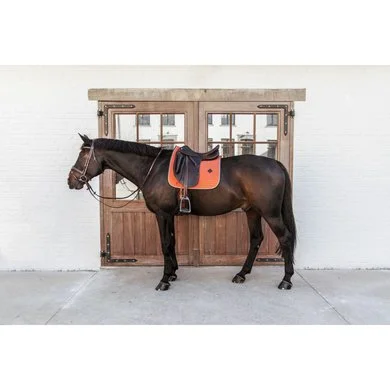 Kentucky Horsewear Kentucky Dressuur Zadeldekje Classic Leer Oranje 10 Kentucky Horsewear Kentucky Dressuur Zadeldekje Classic Leer Oranje - Afbeelding 10