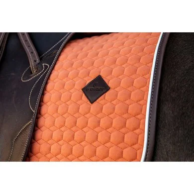 Kentucky Horsewear Kentucky Dressuur Zadeldekje Classic Leer Oranje 5 Kentucky Horsewear Kentucky Dressuur Zadeldekje Classic Leer Oranje - Afbeelding 5