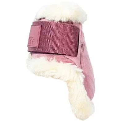 Kentucky Horsewear Kentucky Kogelbeschermer Young Horse Velvet Vegan Bont Oud Roze 3 Kentucky Horsewear Kentucky Kogelbeschermer Young Horse Velvet Vegan Bont Oud Roze - Afbeelding 3