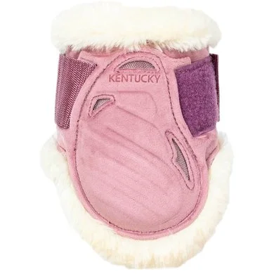 Kentucky Horsewear Kentucky Kogelbeschermer Young Horse Velvet Vegan Bont Oud Roze 2 Kentucky Horsewear Kentucky Kogelbeschermer Young Horse Velvet Vegan Bont Oud Roze - Afbeelding 2