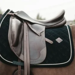 Kentucky Horsewear Kentucky Dressuur Zadeldekje Corduroy Pine Green Full