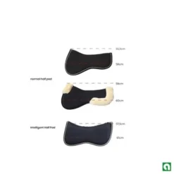 Kentucky Horsewear Kentucky Zadelonderlegger Halfpad Absorb Black/White -Kentucky Horsewear Winkel kentucky half pads.f5ce75 6