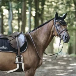 Kentucky Horsewear Kentucky Spring Zadeldekje Fishbone Leather Black Full -Kentucky Horsewear Winkel kentucky spring zadeldekje fishbone leather black 2.bab4a0