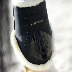 Kentucky Horsewear Kentucky Strijklappen Sheepskin Elastic Black Full
