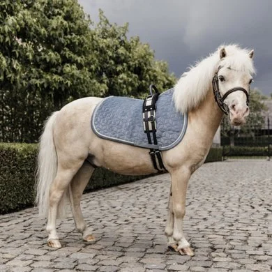 Kentucky Horsewear Kentucky Zadeldekje Velvet Lichtblauw Pony 1 Kentucky Horsewear Kentucky Zadeldekje Velvet Lichtblauw Pony