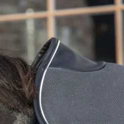 Kentucky Horsewear Kentucky Zadelonderlegger Halfpad Absorb Black/White -Kentucky Horsewear Winkel kentucky zadelonderlegger halfpad absorb black white 1.c31250