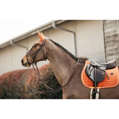 Kentucky Horsewear Kentucky Zadeldekje Velvet Springen Oranje Full 4 Kentucky Horsewear Kentucky Zadeldekje Velvet Springen Oranje Full - Afbeelding 4