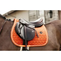 Kentucky Horsewear Kentucky Zadeldekje Velvet Springen Oranje Full