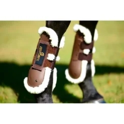 Kentucky Horsewear Kentucky Peesbeschermers Air Sheepskin Bruin Full